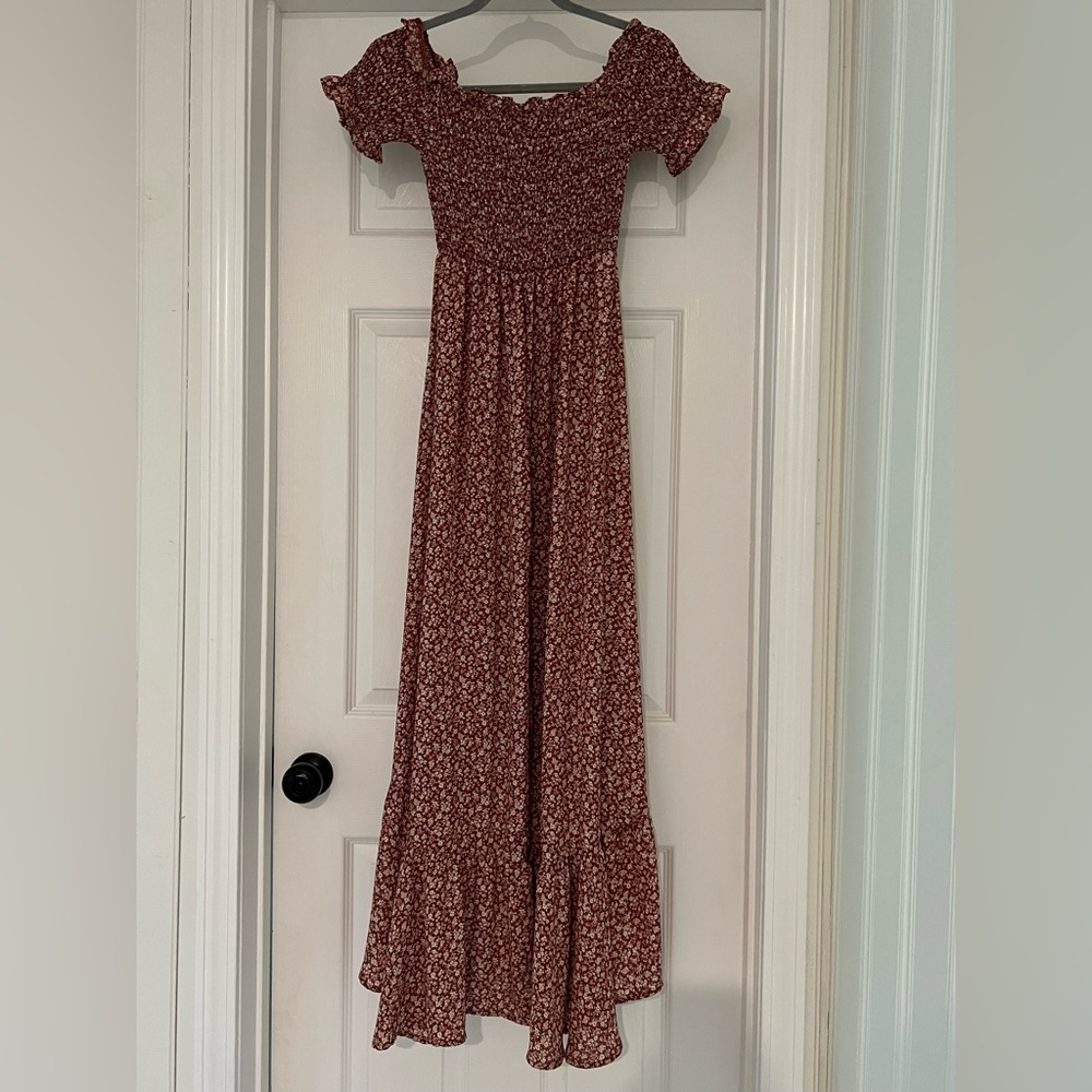 Boho off the shoulder dress